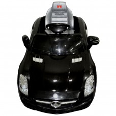 Goplus mercedes benz sls r/c mp3 kids ride on car electric battery toy Black   
